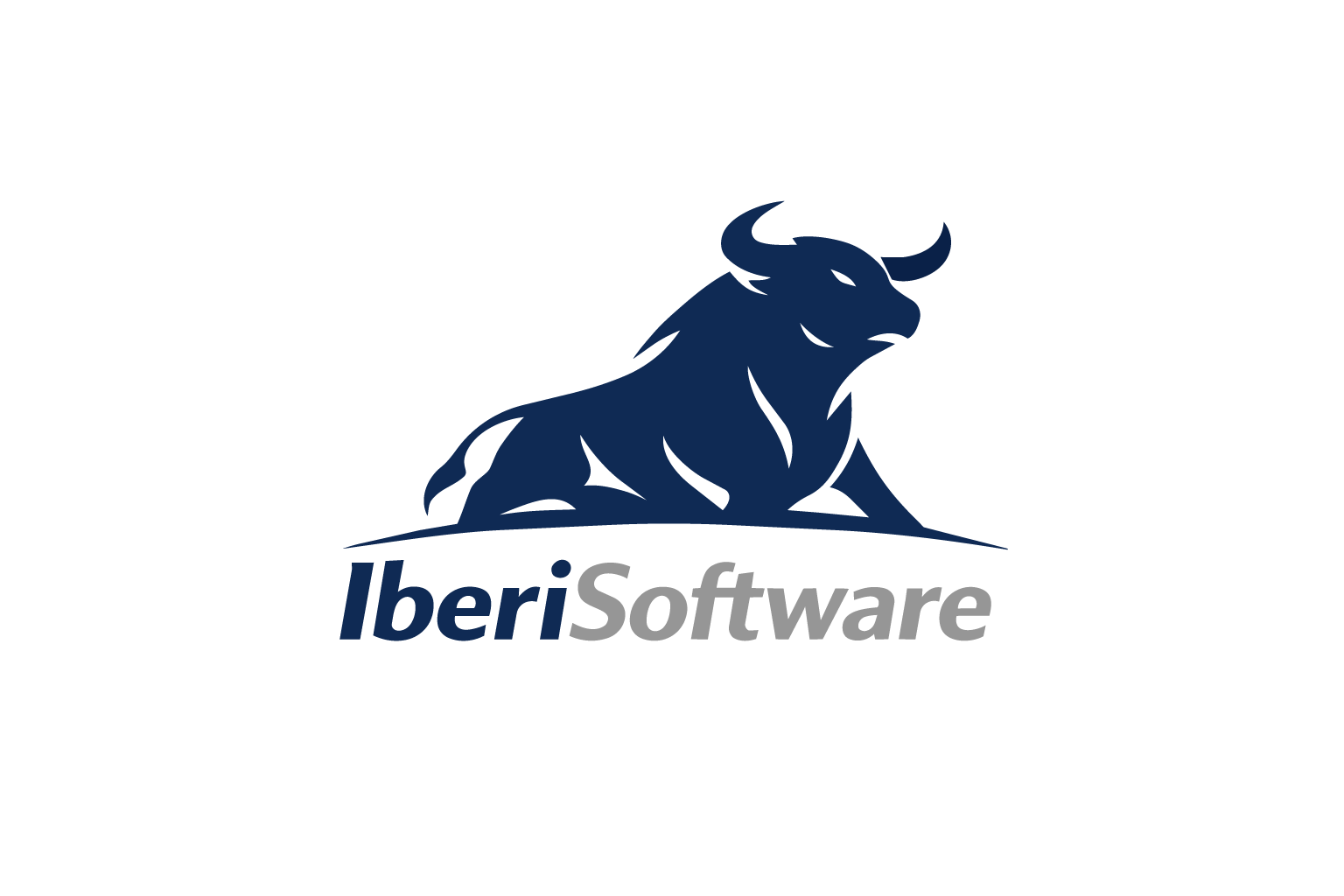 Logotipo empresarial de la empresa IberiSoftware, especialistas en software de seguridad privada.
